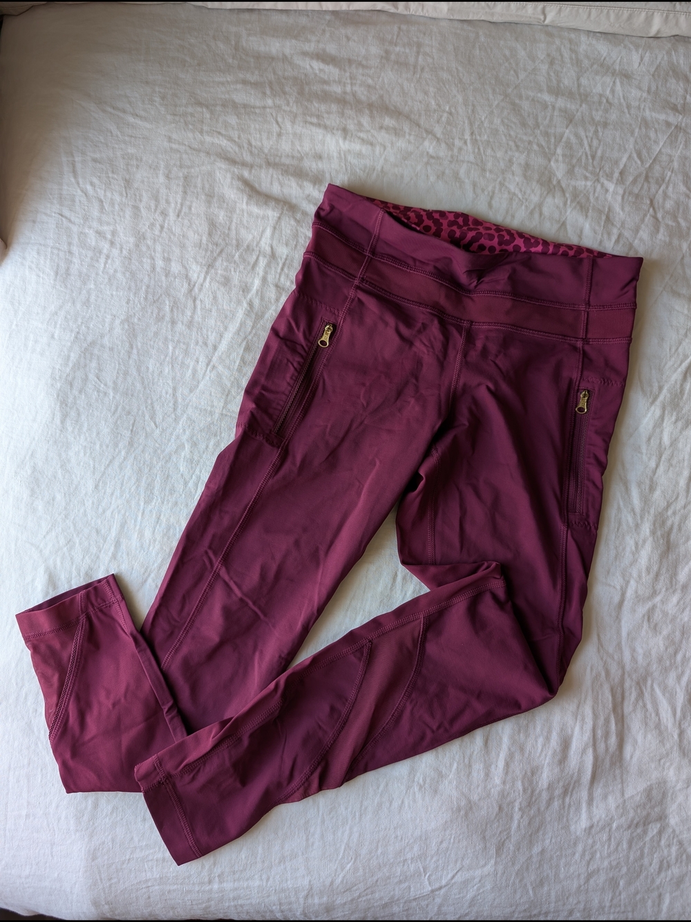 Lululemon Leggings in Raspberry